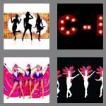 4 pics 1 word 7 letters cabaret