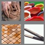 4 pics 1 word 7 letters ceramic