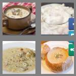 4 pics 1 word 7 letters chowder