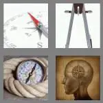 4 pics 1 word 7 letters compass