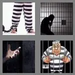 4 pics 1 word 7 letters convict