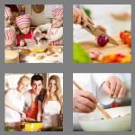 4 pics 1 word 7 letters cookery