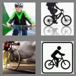 4 pics 1 word 7 letters cyclist