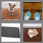 4 pics 1 word 7 letters doormat