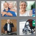 4 pics 1 word 7 letters elderly