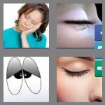 4 pics 1 word 7 letters eyelids