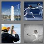 4 pics 1 word 7 letters fencing