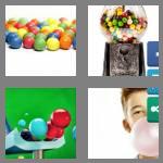 4 pics 1 word 7 letters gumball