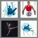 4 pics 1 word 7 letters gymnast