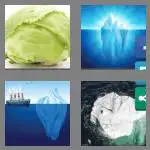 4 pics 1 word 7 letters iceberg
