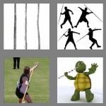 4 pics 1 word 7 letters javelin