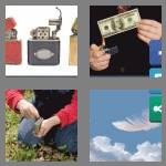 4 pics 1 word 7 letters lighter