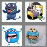 4 pics 1 word 7 letters monster