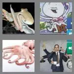 4 pics 1 word 7 letters octopus