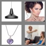 4 pics 1 word 7 letters pendant