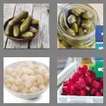 4 pics 1 word 7 letters pickled