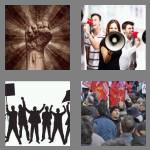 4 pics 1 word 7 letters protest