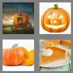 4 pics 1 word 7 letters pumpkin