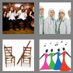 4 pics 1 word 7 letters quartet