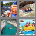 4 pics 1 word 7 letters rafting