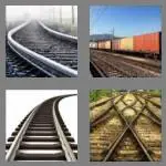 4 pics 1 word 7 letters railway