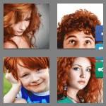 4 pics 1 word 7 letters redhead