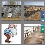 4 pics 1 word 7 letters rickety