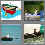 4 pics 1 word 7 letters rowboat