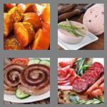 4 pics 1 word 7 letters sausage