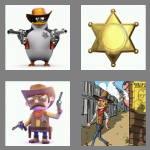 4 pics 1 word 7 letters sheriff