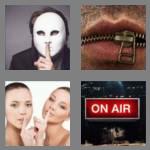 4 pics 1 word 7 letters silence