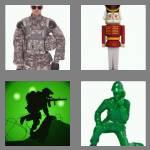 4 pics 1 word 7 letters soldier