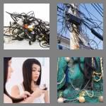 4 pics 1 word 7 letters tangled