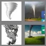 4 pics 1 word 7 letters tornado