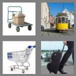 4 pics 1 word 7 letters trolley