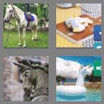 4 pics 1 word 7 letters unicorn