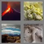 4 pics 1 word 7 letters volcano