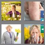 4 pics 1 word 8 letters allergic