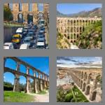 4 pics 1 word 8 letters aqueduct