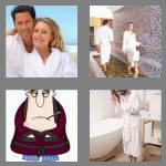 4 pics 1 word 8 letters bathrobe