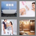 4 pics 1 word 8 letters bathroom