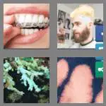 4 pics 1 word 8 letters bleached