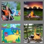 4 pics 1 word 8 letters campfire