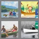 4 pics 1 word 8 letters canoeing