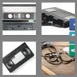 4 pics 1 word 8 letters cassette