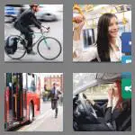 4 pics 1 word 8 letters commuter