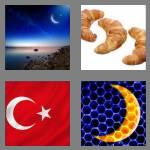 4 pics 1 word 8 letters crescent