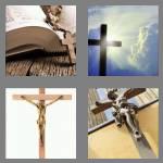 4 pics 1 word 8 letters crucifix