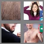 4 pics 1 word 8 letters dandruff