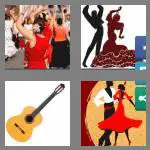 4 pics 1 word 8 letters flamenco